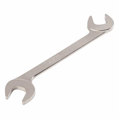 TEKTON Open End Wrench: Chromium Molybdenum Steel, Satin, 13/16 in Head Size - SAE, Double End, Open End Wrenches