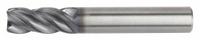 WIDIA HANITA Corner Chamfer End Mill: Carbide, AlTiN Coated, 4 Flute, 7 mm Mill Dia, 16 mm LOC (MPN 477707003T)