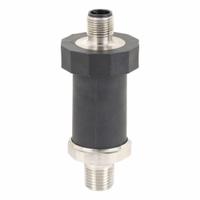 Pressure Transmitter: -15 psi to 30 psi, 4 to 20mA DC, 4-Pin M12 Connector, 1/4 in Male NPT (MPN T27M0242EWVAC/30#GXCY). Key specifications — Accuracy: ±0.25%; NEMA Rating: 4X; Burst Pressure: 10x Range; Calibration Certificate Included: No NIST-Traceable Calibration Certificate Included; IP Rating: IP66; Housing Material: Nylon; Output: 4 to 20mA DC; Overpressure: 2x Range.