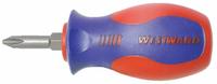 WESTWARD Multi-Bit Screwdriver: Phillips/Slotted Tip, 1/4 in/#2 Tip Size, 2 Tips, Ball Bearing (MPN 401L09). Key specifications — attr1205339: Phillips: #2; attr1205303: WESTWARD.