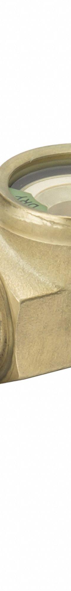 MUELLER Sight Glass: Flared Swivel, Brass (MPN A 18110). Key specifications — Brand: MUELLER; Material: Brass.