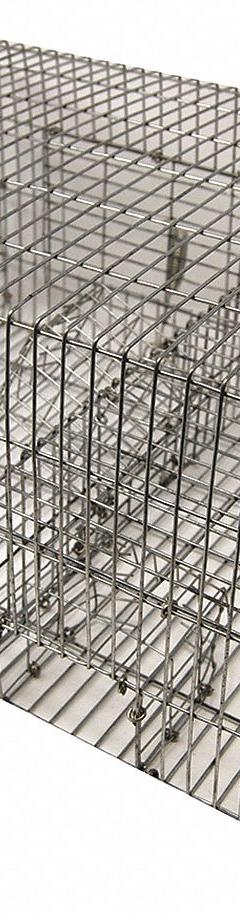 BIRD BARRIER Bird Trap: Two Door Trap, Stainless Steel, Indoor/Outdoor Use, (12) Birds Capacity (MPN tt-sp10). Key specifications — Product Type: Animal Trap; Features: Birds Enter the Trap and Immediately Move to the Elevated 2nd Level, Which Eliminates Their Feeling of Entrapment and the Need to Emit a Distress Call; Brand: BIRD BARRIER; Capacity: (12) Birds; Color: Silver; Indoor/Outdoor Use: Indoor/Outdoor; Material: Stainless Steel; Targeted Animals: Birds.