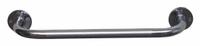 HEALTHSMART Wall Grab Bar: Straight, 18 in Lg, 1 in Dia, Steel, Chrome-Plated, 250 lb Wt Capacity (MPN 521-1570-0618). Key specifications — Finish: Chrome-Plated; Brand: HEALTHSMART.