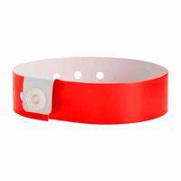 ID Wristband: No Legend, 10 in Overall Lg, 3/4 in Overall Wd, Vinyl, Red, 500 PK (MPN V1-03). Key specifications — attr1126094: Red.