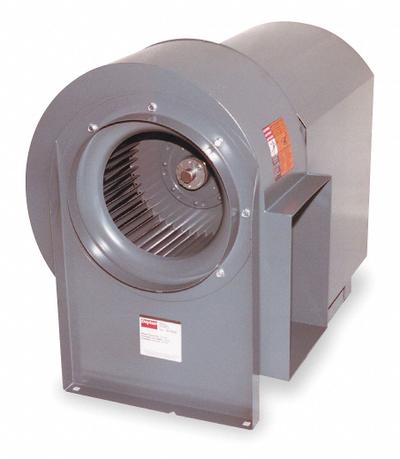 Dayton Blower: 20 in Wheel Dia, Belt Drive, Includes Drive Pack, 6,039 cfm, 2 hp - Belt-Drive Blowers with Drive
