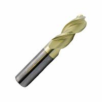 APPROVED VENDOR Ball End Mill: Carbide, ZrN Coated, 3 Flute, 1/4" Mill Dia, 1-1/4" LOC, 3" OAL (MPN 315215)