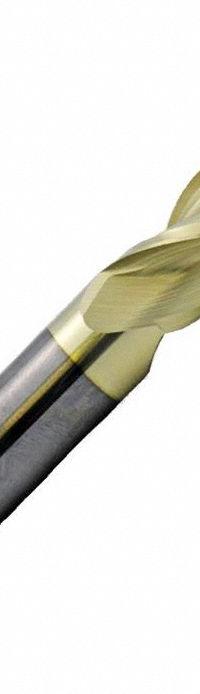 APPROVED VENDOR Ball End Mill: Carbide, ZrN Coated, 3 Flute, 1/4" Mill Dia, 1-1/4" LOC, 3" OAL (MPN 315215)