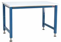 BENCHPRO Workbench: Adj Ht, Laminate, 72 in x 30 in, 1,000 lb Overall Load Capacity, Blue (MPN AED3072). Key specifications — Brand: BENCHPRO.