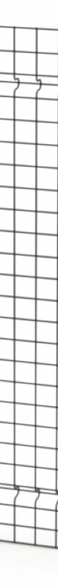 HUSKY RACK & WIRE Welded Wire Panel: 4 ft H x 4 ft W x 1 1/2 in D, Black, Powder-Coated (MPN V0404). Key specifications — attr1283297: Powder-Coated; attr1283316: Steel; attr1283313: Yes; attr1283333: HUSKY RACK & WIRE.