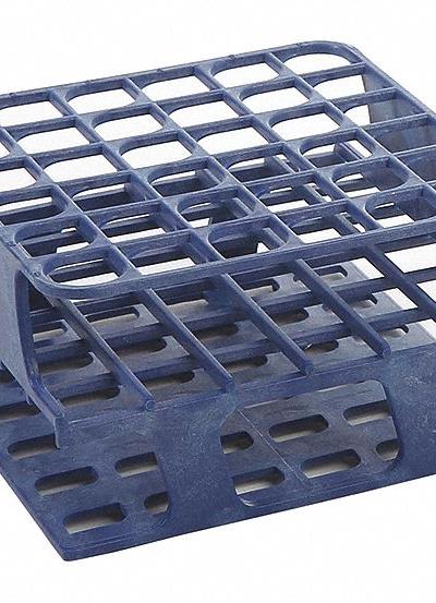 HEATHROW SCIENTIFIC Tube Rack: 2 3/8 in Overall Wd - Lab Storage Racks