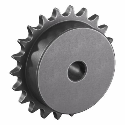 TRITAN Sprocket: One-Sided Hub, For Single Strands, 40, 22 Teeth, 3.513 in Pitch Dia - Size 40 Plain-Bore Roller Chain Sprockets