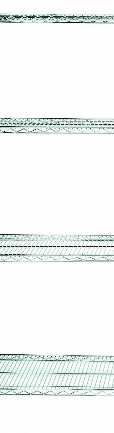 APPROVED VENDOR Wire Shelving Unit: Starter - Corrosion-Resistant Stationary Wire Shelving for Harsh Environments