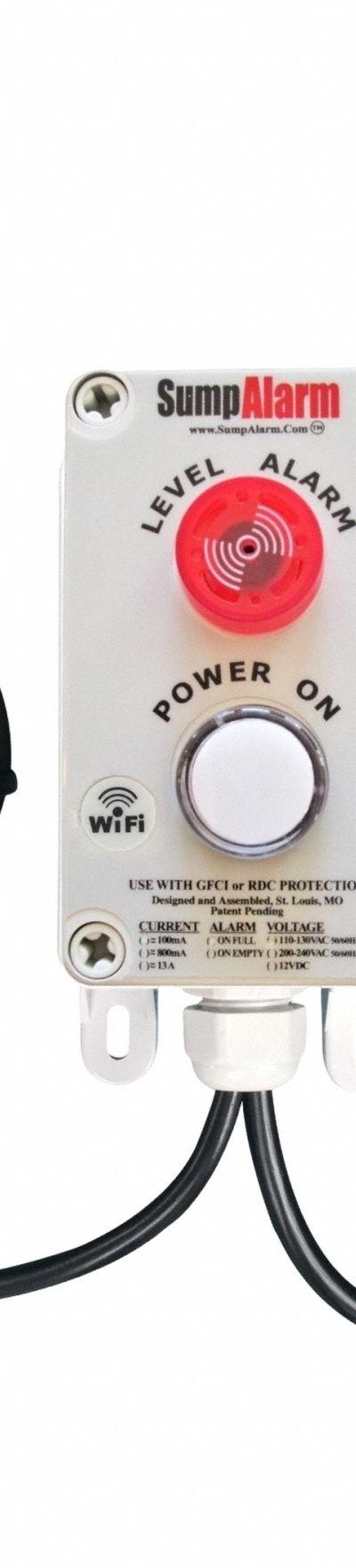 SUMP ALARM High Water Alarm: High Level - Wi-Fi Enabled Liquid-Level Alarms