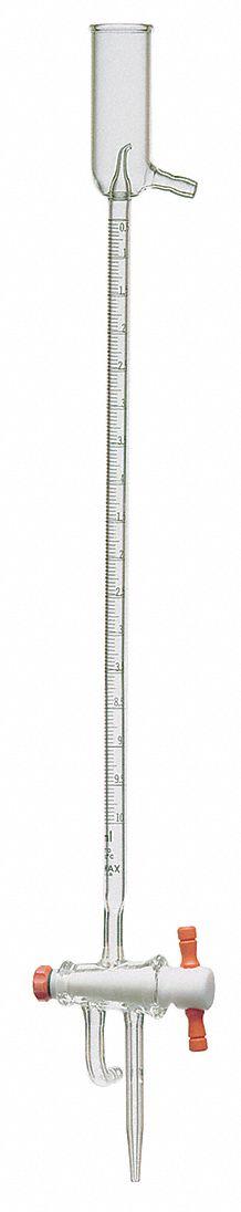 KIMBLE Automatic Fill Buret: 100 mL, B, 765 mm, ±0.20 mL, 0.2 mL Inc - Class B Glass Burets