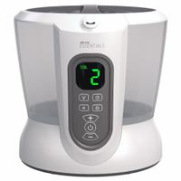 Portable Humidifier: Ultrasonic, 1.8 gal Daily Humidification Output, Cool/Warm, Tabletop Housing (MPN DU519DWHT). Key specifications — Brand: AIRCARE ESSENTIALS.