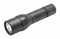 SUREFIRE Flashlight: 600 lm, 1.5 hr Run Time at Max. Brightness, 187 m Max Beam, 2 Light Outputs (MPN G2X-D-BK). Key specifications — Brand: SUREFIRE; Switch Location: Tail; Battery Requirements - Broad: Includes 2 CR123.
