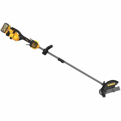 DEWALT Battery-Powered Lawn Edger Kit: 2 1/2 in Cutting Dp, 35 in, Straight - Battery-Powered Lawn Edgers