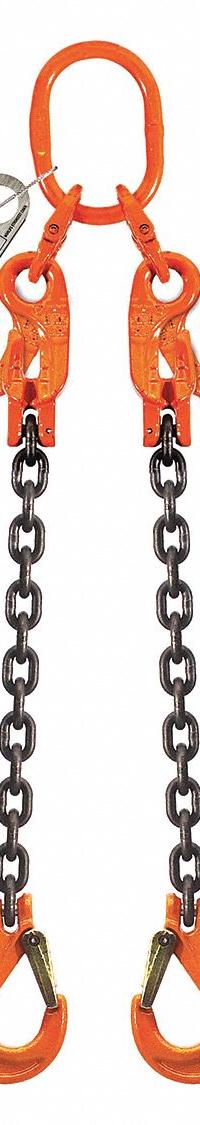PEWAG Chain Sling: 9/32 in Chain Trade Size, 100 Chain Grade, Steel, Adj, 5 ft Sling Lg, Black (MPN 7G100QOSXK/5). Key specifications — Brand: PEWAG.
