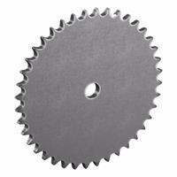 TRITAN Roller Chain Sprocket: No Hub, For Single Strands, 40, 40 Teeth, 6.373 in Pitch Dia, Steel (MPN 40A40 X 5/8). Key specifications — attr85387: TRITAN.