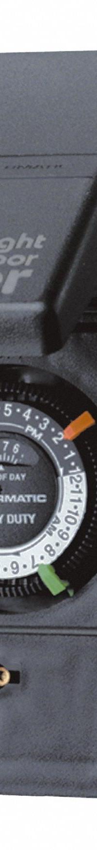 INTERMATIC Plug-In Timer: Mechanical, Outdoor, Not Astronomic, 24 hr Setting, 5-15R, 120V AC (MPN P1121). Key specifications — Brand: INTERMATIC; NEMA Receptacle Configuration: 5-15R.