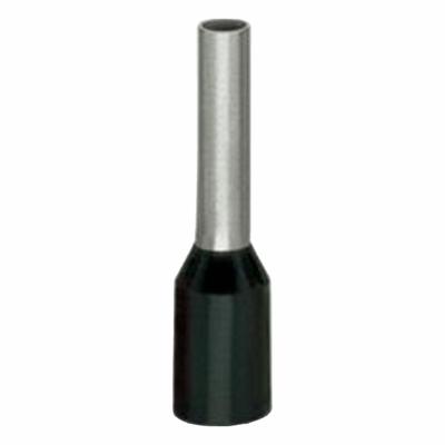 WAGO Wire Ferrule: 16 AWG Max Wire Size, Holds 1 Wire, Black, Polypropylene - Insulated Ferrules