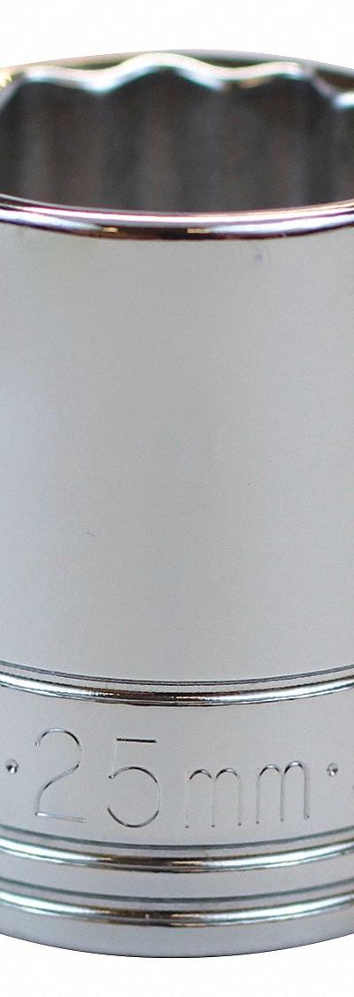SK PROFESSIONAL TOOLS Socket: Metric - 1/2" Drive Hand Sockets