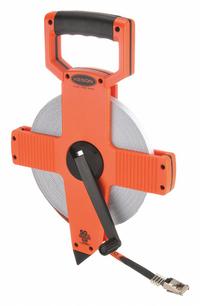 KESON Long Tape Measure: Manual, OTR-50M, Metric, 50 m, 2 mm, Plastic, Nonmagnetic Single Hook Tip. Key specifications — attr939846: OTR-50M; attr939849: Fiberglass; attr939859: Nonmagnetic Single Hook; attr939850: Single-Sided; attr939855: 2 mm; attr944023: Hook End; attr940484: KESON; attr985224: Plastic.