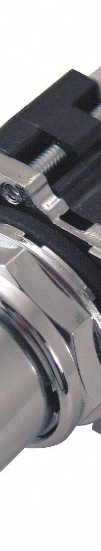 EATON Illuminated Push Button: Illuminated, Extended Profile, Metallic, 30 mm, 1NC (MPN 10250T397LAD24-51). Key specifications — Brand: EATON; Action: Momentary; Series: 10250T; Push Button Material Type: Metallic.