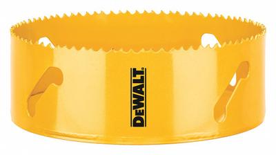 DEWALT Hole Saw: 6 in Saw Dia., 4/5 Teeth per Inch, 1 3/4 in Max. Cutting Dp - Multi-Material-Cutting Hole Saws without Arbor