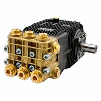 A.R. NORTH AMERICA Pump: 5.55 gpm Max. Flow Rate, 1,450 RPM Max. Motor Speed, Horizontal Gas Engine (MPN SXW21.350-PKG). Key specifications — Brand: A.R. NORTH AMERICA; Discharge Connection Type: NPT; Intake Connection Type: FNPT; Lubrication: Oil Bath; Power Source: Solid Shaft; Shaft Type: Solid; Flange Type: Horizontal Gas Engine; Piston Design: Triplex.