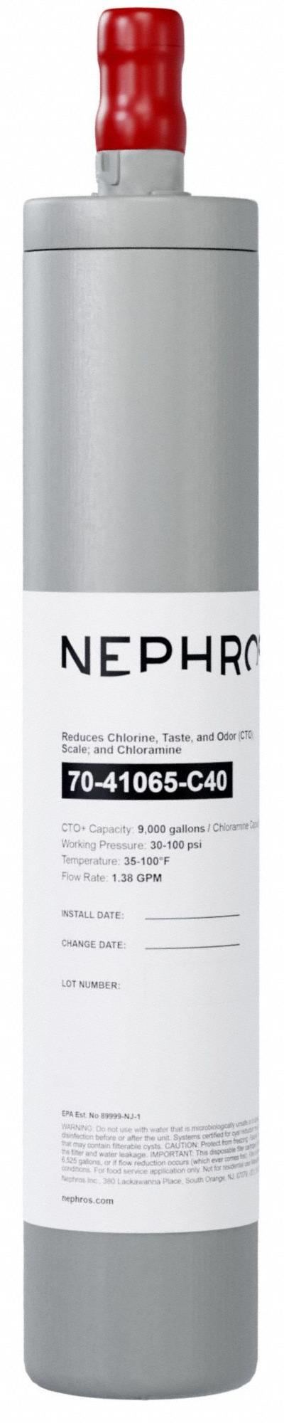 NEPHROS Quick-Connect Water Filter: 1 micron - Quick Connect Multi-Purpose Water Filters