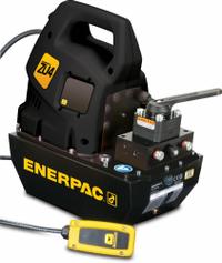 ENERPAC Hydraulic Pump: 10,000 psi Max. Op Pressure, 60 cu in/min Max. Flow Rate, 1 7/10 hp Max. HP (MPN ZU4420JB). Key specifications — attr941810: ZU4420JB; attr941817: 4-Way; attr941814: Advance.