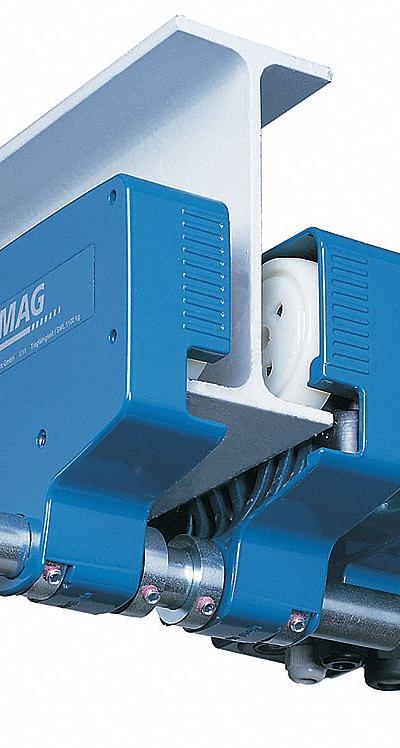 DEMAG Motorized Trolley: Motorized, 4,840 lb Max Hoist Load Capacity - Motorized Trolleys for Hoists