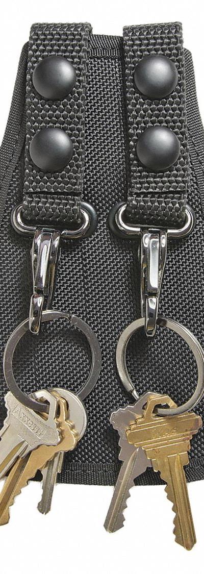 HEROS PRIDE Key Holder: Black - Key Holders & Pouches