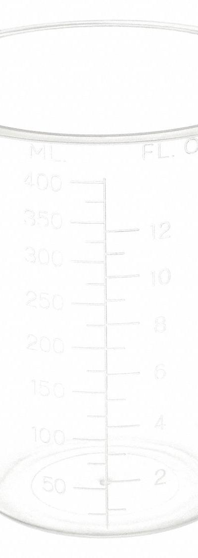 APPROVED VENDOR Beaker: Low Form - Low Form Plastic Beakers Without Handles