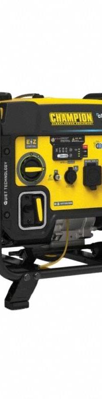 CHAMPION POWER EQUIPMENT Portable Generator: Inverter, Gasoline, 5,500 W Running, 7,250 W Starting (MPN 201239). Key specifications — CARB Compliant: No; Includes GFCI Outlets: Yes; Parallel Configuration Capable: No; Rated Voltage: 120/240V AC; Carbon Monoxide (CO) Shutdown: Yes; Generator Brand: Champion.