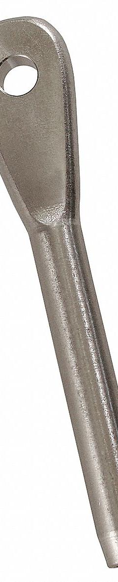 LOOS Eye End Fitting: 1/4 in Compatible Rope Dia, 7/16 in Swaged Outside Dia, 3/8 in Eye Inside Dia (MPN MS20668-8). Key specifications — attr988202: Galvanized Steel; attr988213: Stainless Steel; attr988221: LOOS.