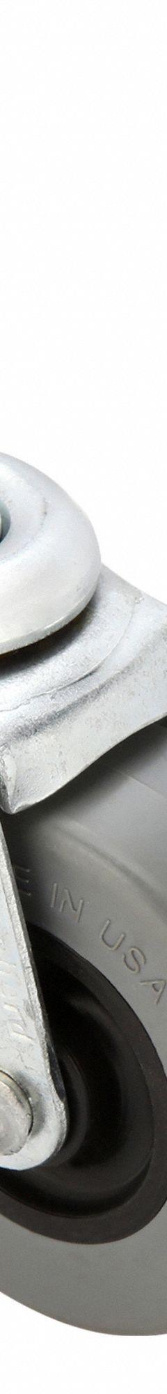 SHEPHERD CASTER Stem Caster: Swivel, 2 in Wheel Dia., 13/16 in Wheel Wd, 2 5/8 in Mounting Ht, Steel (MPN PRE20302ZN-TPUB). Key specifications — Wheel/Tread Color: Gray; Brand: SHEPHERD CASTER; Wheel Bearing Type: Plain; Roll Up: Swivel with Brake.