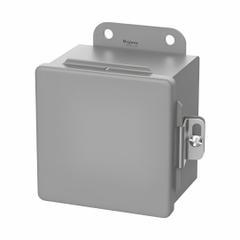 HOFFMAN Enclosure: Steel, 12 in x 10 in x 5 in, NEMA 12/13, Solid Cover, Hinged, Dust Tight (MPN A1210CH). Key specifications — Brand: HOFFMAN; Closure Method: Clamps; Knockouts: Not Included.