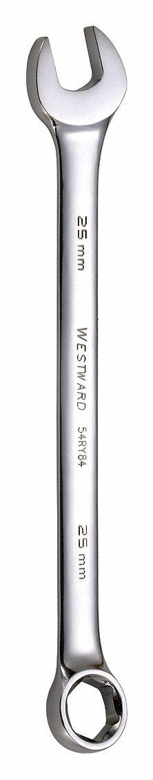 WESTWARD Combination Wrench: Alloy Steel - Metric 12-Point Combination Wrenches