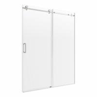 FOREMOST Tub and Shower Door: 44 in Min. Door Wd, 48 in Max. Door Wd, 76 in Overall Ht, Frameless (MPN MRRL4876-CL-BN). Key specifications — Brand: FOREMOST; Door Frame Finish: Brushed Nickel.