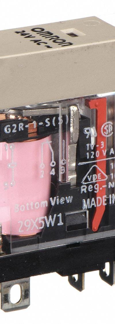 OMRON General Purpose Relay: Socket Mounted - Socket-Mounted Relays
