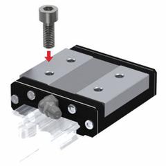 THK Linear Guide Carriage: For 90 mm Rail Wd, Ball, HRW Wide Rail Guide, 46.6 mm Carriage Ht (MPN HRW50CR1SS). Key specifications — Carriage Material: Carbon Steel; Roller Material: Carbon Steel; Size: 50; Brand: THK; Features: End Seal and Side Seal; Type: HRW Wide Rail Guide.