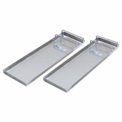 KRAFT TOOL Concrete Slider Knee Board: Stainless Steel, 8 1/2 in Overall Wd, 28 in Overall Lg (MPN CC152). Key specifications — attr1005005: KRAFT TOOL; attr1008674: Stainless Steel.