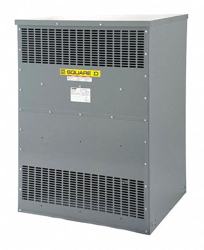 SQUARE D Dry Type Power Distribution Transformer: 208V AC, 277V AC/480V AC Wye - Three Phase Step-Up Transformers