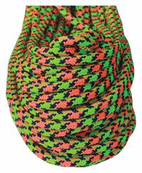 INFERNO Rigging and Climbing Rope: Double Braid, 15/32 in Dia, 600 lb Working Load Limit, Polyester (MPN AG24SP118-600GOB). Key specifications — Brand: INFERNO; Rope Type: Dynamic; Third Color: Orange.