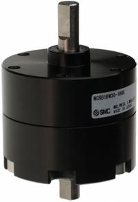 SMC Rotary Air Actuator: Single Vane Actuator, 180° Rotation Angle, 32 in-lb Output Torque, Metric (MPN NCRB1BW30-180S). Key specifications — attr293632: NCRB1BW30-180S; attr294754: SMC; attr947098: Non-Magnetic Piston; attr947108: Basic; attr947133: Metric; attr1108504: Side Ported.