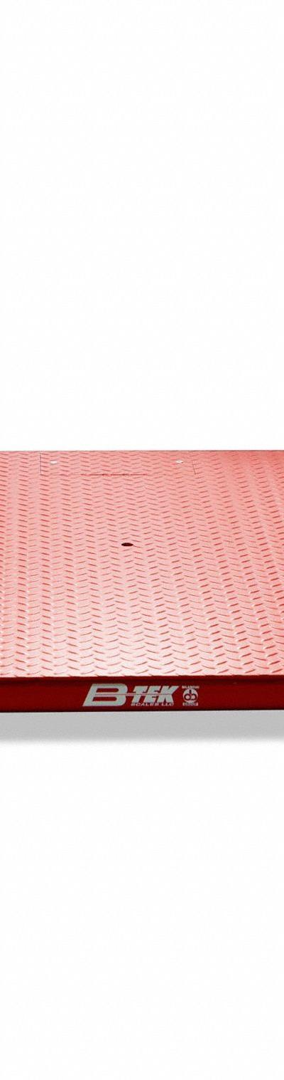 B-TEK Floor Scale: 10,000 lb Wt Capacity - Floor Scales