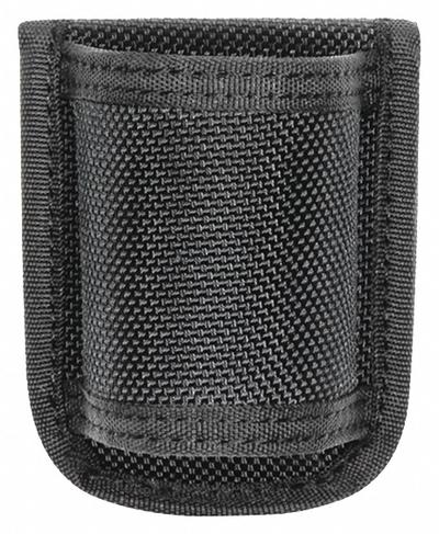 HEROS PRIDE Flashlight Pouch: Black, Nylon, Ballistic, 3 in x 2 1/2 in - Duty Equipment Pouches