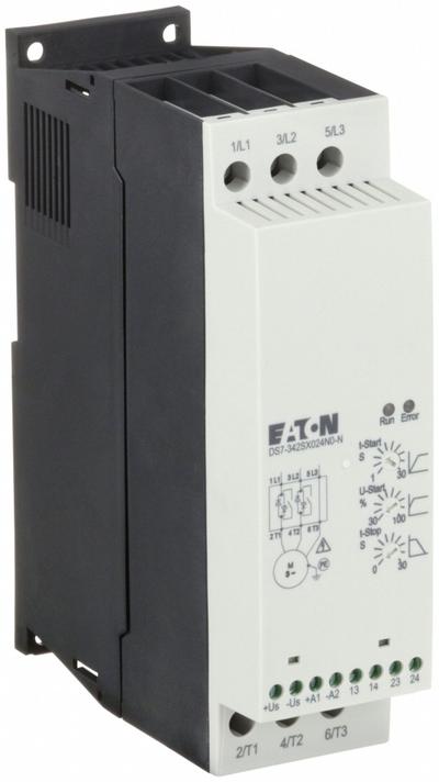 EATON Soft Start: 480V AC, 22 A Output Current, No Bypass, NEMA 1, 60/50 Hz - Eaton DS7